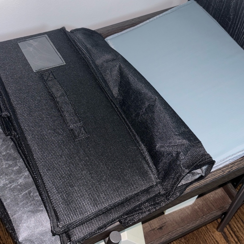 Black cloth Storage box